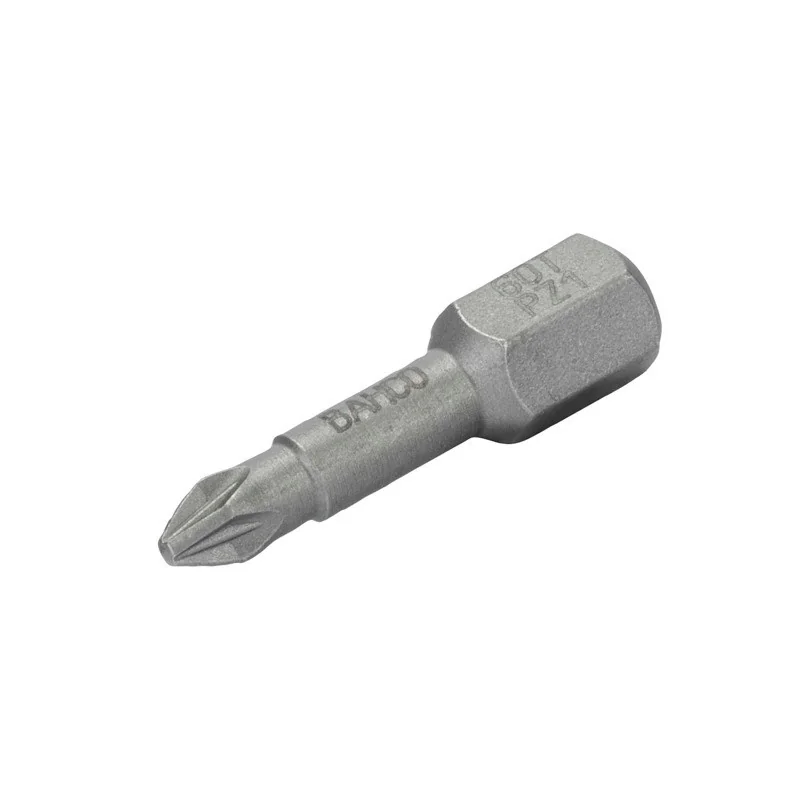 BAHCO Embout à torsion 1/4" pour vis Pozidriv PZ3, 25 mm - 10 pcs/boîte plastique 60T/PZ3 | BAH60T/PZ3