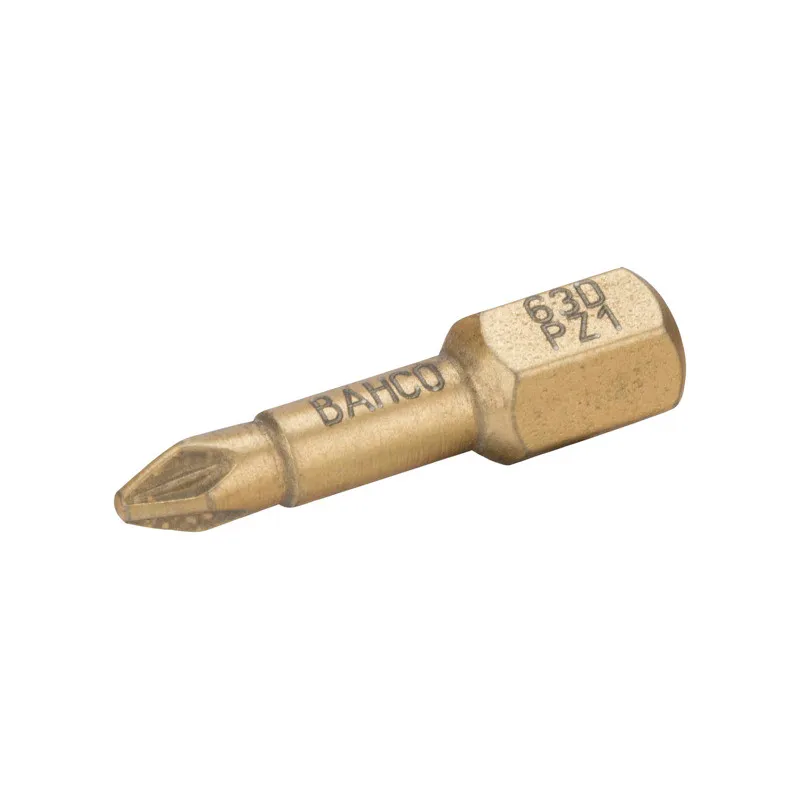 BAHCO Embout à torsion diamant 1/4" pour vis Pozidriv PZ2, 25 mm - 5 pcs/boîte plastique 63D/PZ2 | BAH63D/PZ2 BAHCO Embout à torsion diamant 1/4" pour vis Pozidriv PZ2, 25 mm - 5 pcs/boîte plastique 63D/PZ2 | BAH63D/PZ2