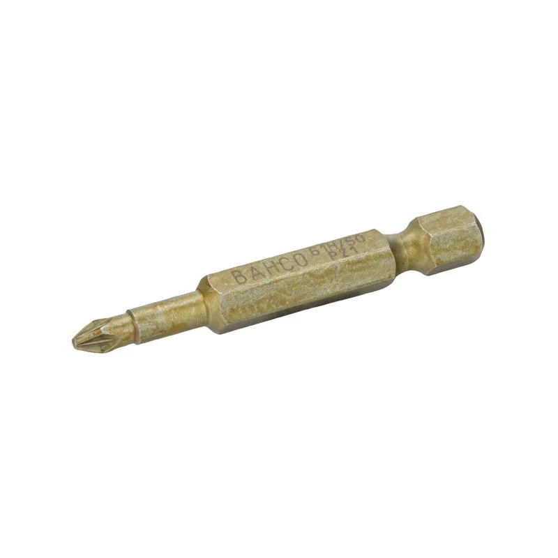 BAHCO Embout à torsion extra dur 1/4" pour vis Pozidriv PZ3, 50 mm - 5 pcs/boîte plastique 61H/50PZ3 | BAH61H/50PZ3