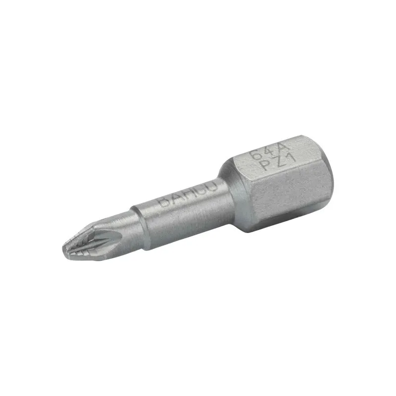 BAHCO Embout à torsion 1/4" pour vis Pozidriv PZ3, 25 mm - 10 pcs/boîte plastique 64A/PZ3 | BAH64A/PZ3 BAHCO Embout à torsion 1/4" pour vis Pozidriv PZ3, 25 mm - 10 pcs/boîte plastique 64A/PZ3 | BAH64A/PZ3