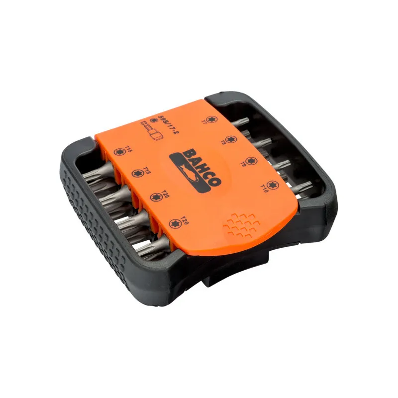 BAHCO Jeu d’embouts 1/4" pour vis TORX® 27 mm x 73 mm x 82 mm - 17 pcs 59S/17-2 | BAH59S/17-2 BAHCO Jeu d’embouts 1/4" pour vis TORX® 27 mm x 73 mm x 82 mm - 17 pcs 59S/17-2 | BAH59S/17-2
