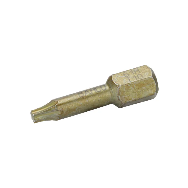 BAHCO Embout à torsion extra dur 1/4" pour vis TORX® T10, 25 mm - 10 pcs/boîte plastique 61H/T10 | BAH61H/T10 BAHCO Embout à torsion extra dur 1/4" pour vis TORX® T10, 25 mm - 10 pcs/boîte plastique 61H/T10 | BAH61H/T10