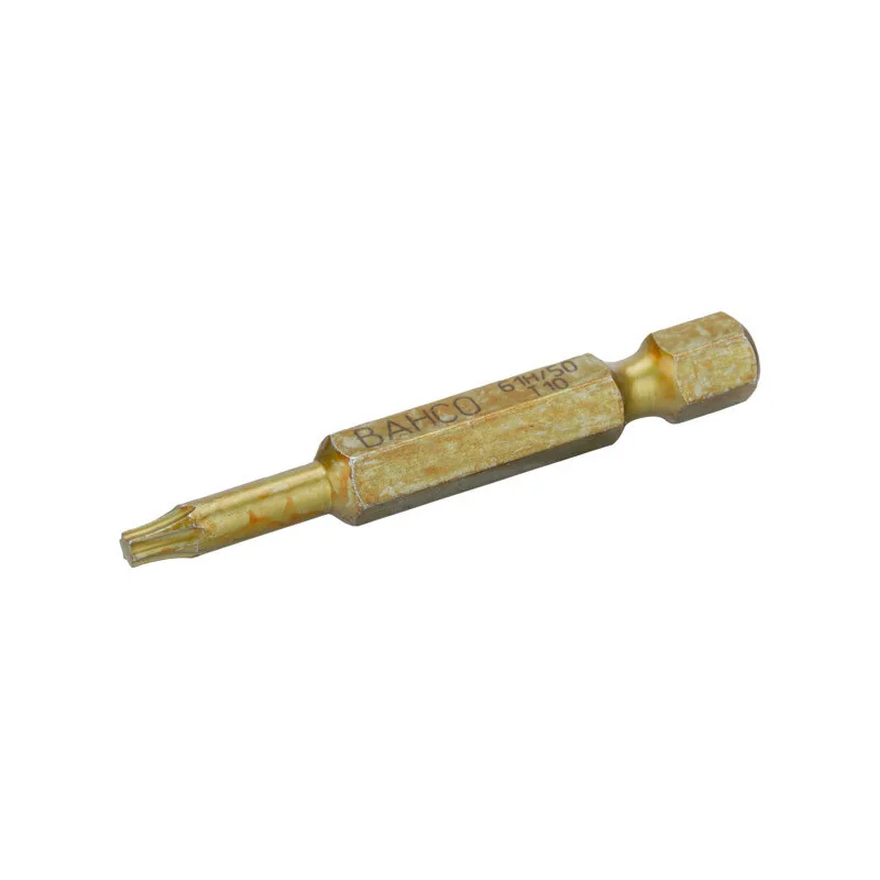 BAHCO Embout à torsion extra dur 1/4" pour vis TORX® T30, 50 mm - 5 pcs/boîte plastique 61H/50T30 | BAH61H/50T30