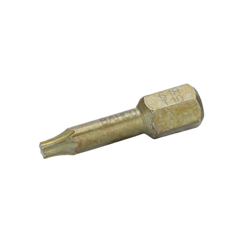 BAHCO Embout à torsion extra dur 1/4" pour vis TORX® T40, 25 mm - 5 pcs/boîte plastique 61H/T40 | BAH61H/T40