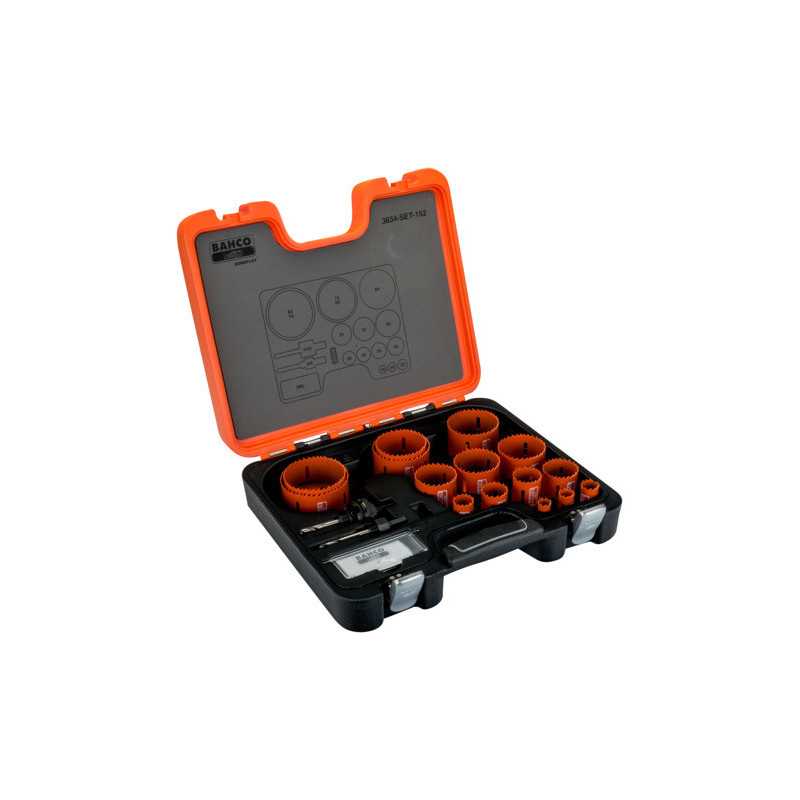 Coffret de scies trépans bimétal Sandflex® 16 mm-83 mm - 18 pcs