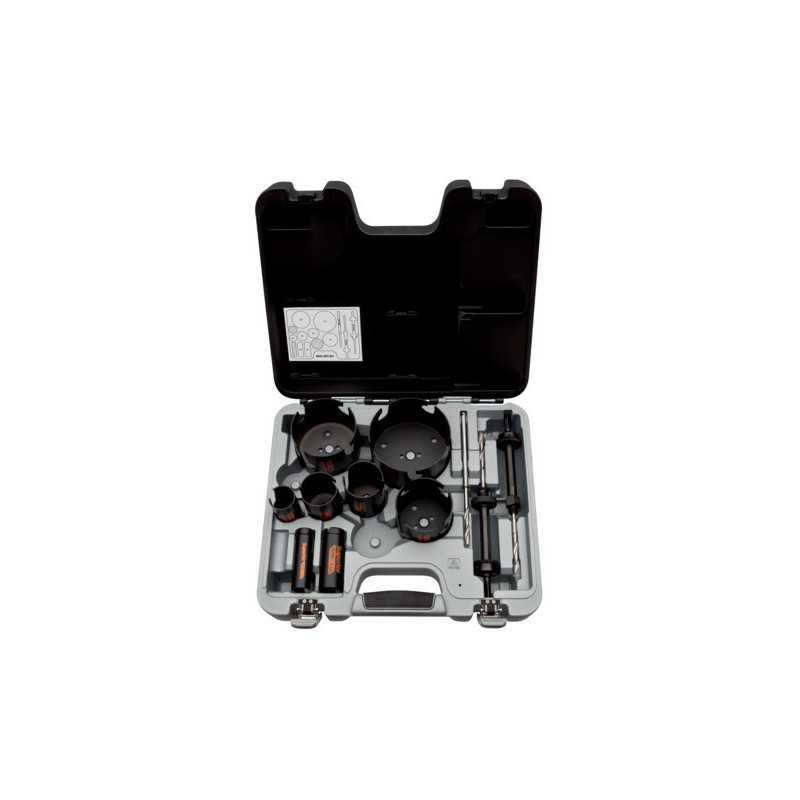 Coffret de scies trépans multi-construction Superior™ 25 mm-114 mm - 12 pcs