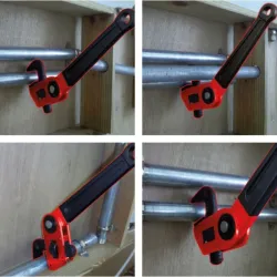 Clé à tube 1 .1/2" à tête pivotante KSTOOLS 111.3550 | 111.3550