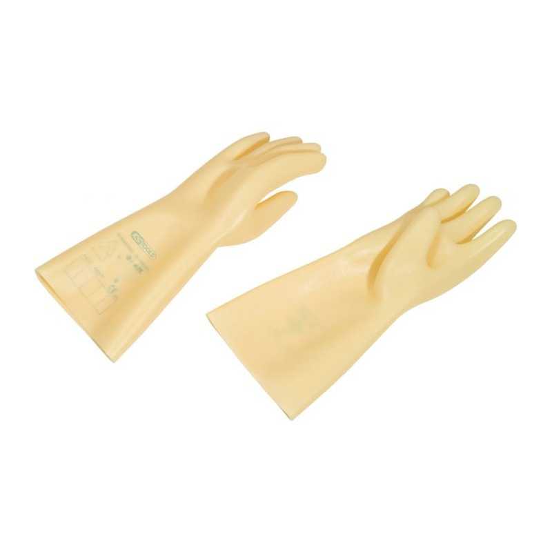 Gants d'électricien en Naturalex blanche. classe 0. taille 9 112.1663 Kstools | 112.1663