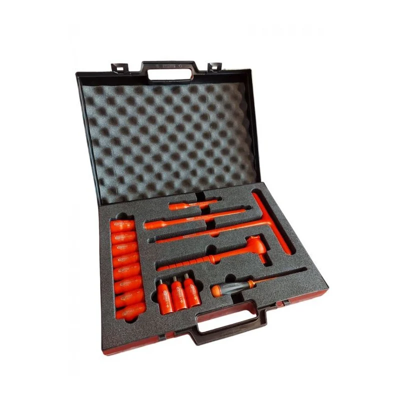 Coffret de douilles isolées 1000V et cliquet - 16 pcs KSTOOLS 112.1860 | 112.1860