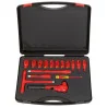 Coffret de douilles isolées 1000V et cliquet - 16 pcs KSTOOLS 112.1860 | 112.1860