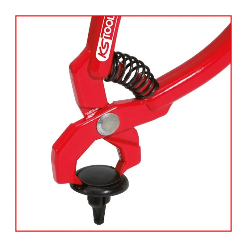 Pince à agrafes coudée . 100 mm KSTOOLS 115.1097 | 115.1097