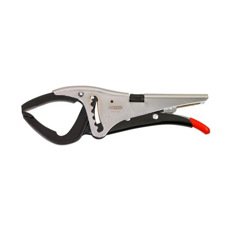 Pince étau à bec extra-long . 0-130 mm . L.270 mm KSTOOLS 115.1137 | 115.1137