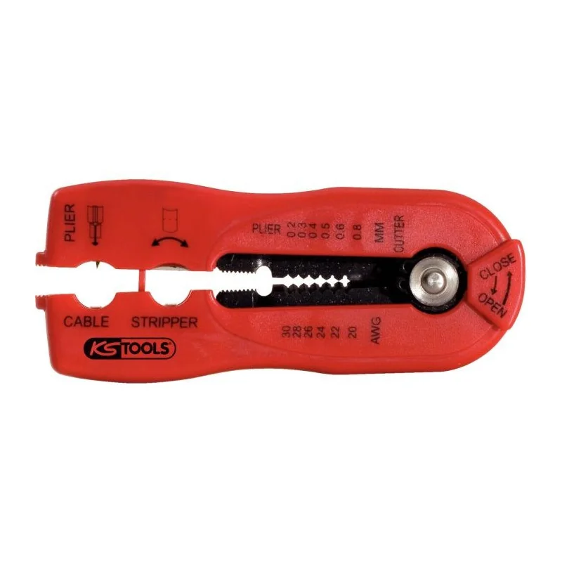 Pince à dénuder multifonction . Ø0 .2 - 0 .8 mm² KSTOOLS 115.1251 | 115.1251