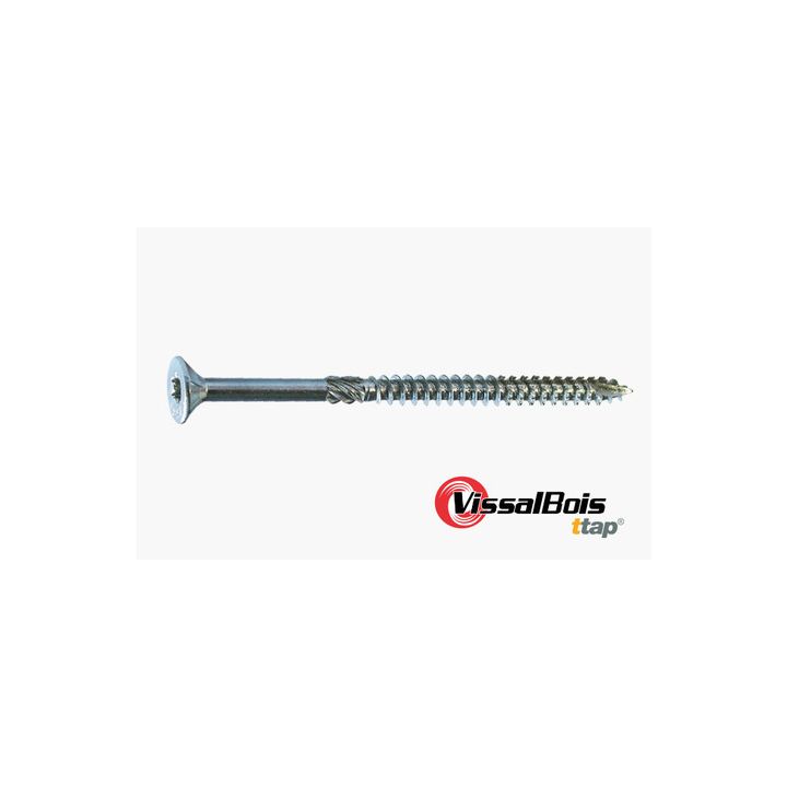 Boite de 500 vis VISSALBOIS TTAP FILET PARTIEL ZN TX20 4.0X45