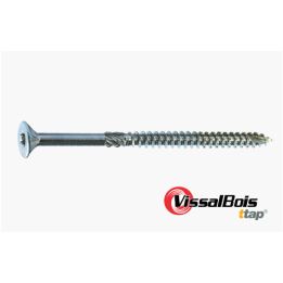 Boite de 100 vis VISSALBOIS TTAP FILET PARTIEL ZN TX30 6.0X180