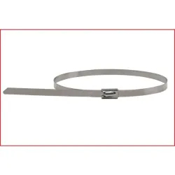 Colliers serre-câble en acier avec fermeture à bille - 4 .6 x 200 mm . 100 pièces KSTOOLS 115.1591 | 115.1591