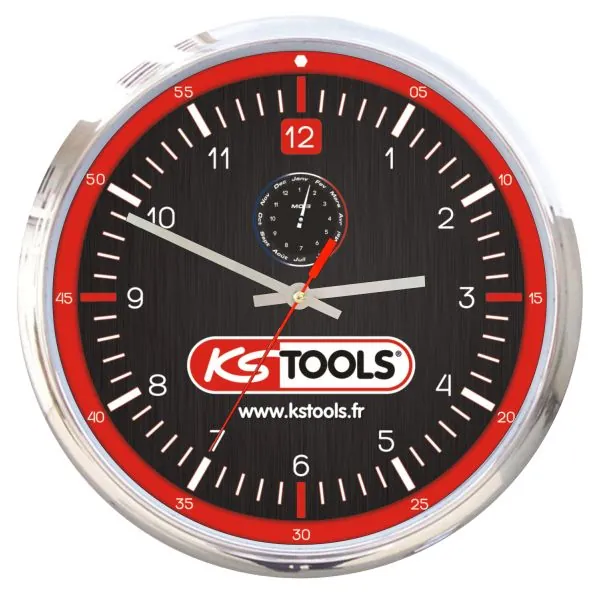 Horloge murale 30 cm KSTOOLS 10022 | Vis bois | Ekibat