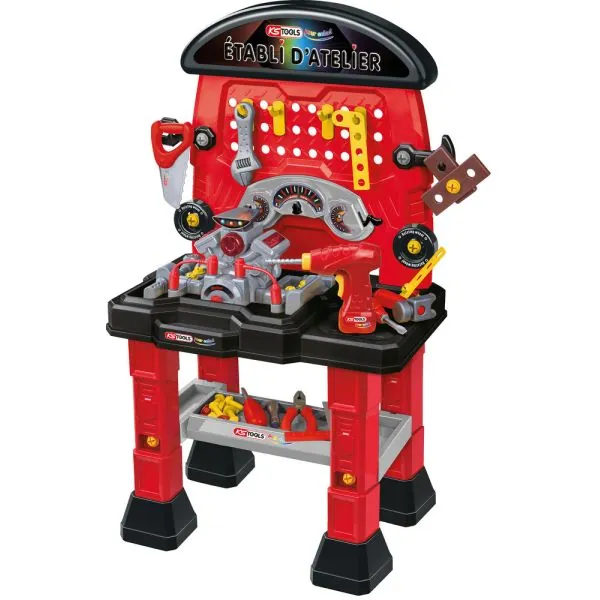 Établi d'atelier pour enfants . 78pcs KSTOOLS 100084 | Mesure & Traçag