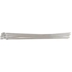 Colliers serre-câble en acier avec fermeture à bille - 4 .6 x 200 mm . 100 pièces KSTOOLS 115.1591 | 115.1591