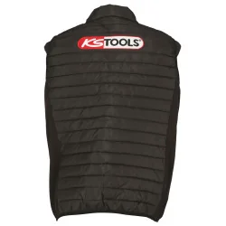 Bodywarmer noir - L KSTOOLS 100451 | Vis bois | Ekibat