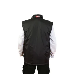 Bodywarmer noir - L KSTOOLS 100451 | Vis bois | Ekibat