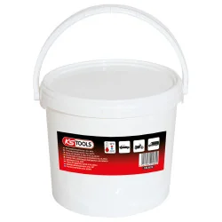 Seau de graisse à pneu blanche . 5KG | Outillage maçon | Ekibat