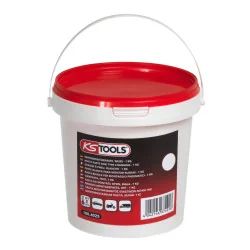 Seau de graisse à pneu blanche . 1Kg | Outillage maçon | Ekibat