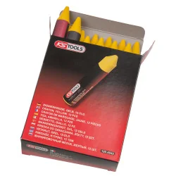 Crayon jaune de marquage pour pneu . 12 | Vis bois | Ekibat