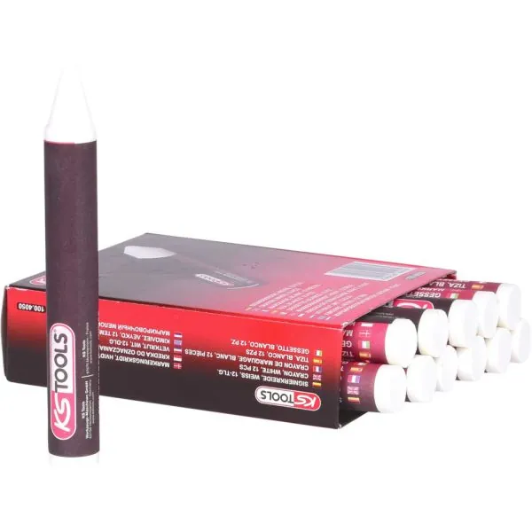 Crayon blanc de marquage pour pneu . 12 | Vis bois | Ekibat