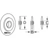 Molettes de rechange pour l'inox KSTOOLS 101.1002 | Vis inox | Ekibat
