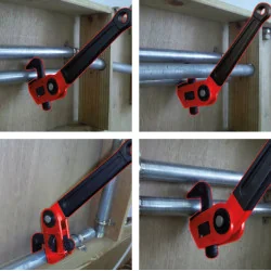 Clé à tube 1 .1/2" à tête pivotante | Vis bois | Ekibat