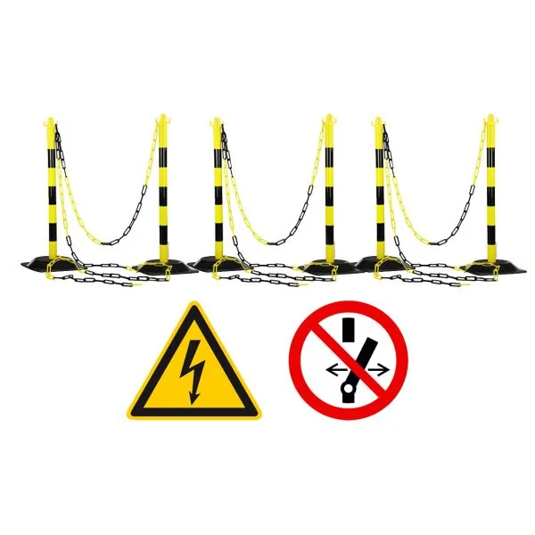 Kit balisage zone de travail intervention véhicules éléc/hybrides | Vi