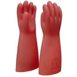 Gants élec. isolés rouges . protection mécanique . classe 0