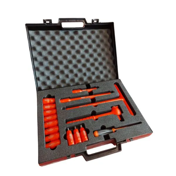 Coffret de douilles isolées 1000V et cliquet - | Vis bois | Ekibat