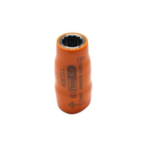 Douille isolée 3/8'' 12 pans . 9 mm | Vis bois | Ekibat