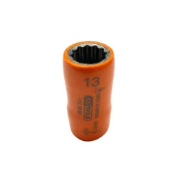 Douille isolée 3/8'' 12 pans . 13 mm | Vis bois | Ekibat