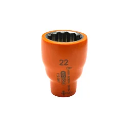 Douille isolée 3/8'' 12 pans . 22 mm | Boulonnerie | Ekibat