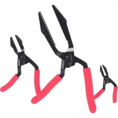 Jeu de 3 pinces à clamper les tuyaux . auto-ajustables Ø 20 . 35 . 74 mm KSTOOLS 115.5010 | 115.5010