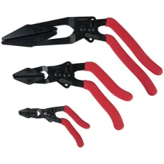 Jeu de 3 pinces à clamper les tuyaux . auto-ajustables Ø 20 . 35 . 74 mm KSTOOLS 115.5010 | 115.5010