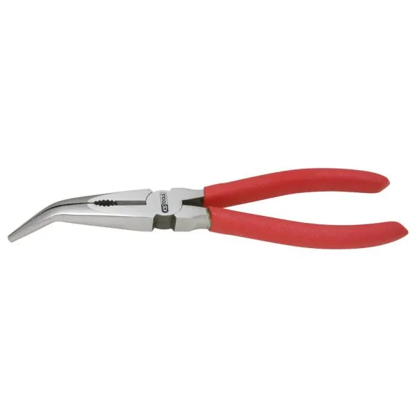 Pince à bec demi-rond coudé 45° standard . | Vis bois | Ekibat