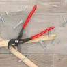 Pince multiprises à verrouillage 10" . 0-45 mm | Vis bois | Ekibat