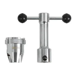 Clé à bonde chromée avec adaptateur KSTOOLS 116.2005 | Vis bois | Ekib