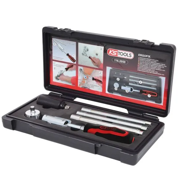 Coffret spécial sanitaire . Douilles Ø9 à 13 | Vis bois | Ekibat