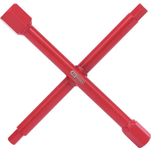 Clé sanitaire en croix . 6 pans extérieurs | Chevilles & Ancrages | Ek