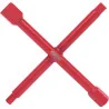 Clé sanitaire en croix . 6 pans extérieurs | Chevilles & Ancrages | Ek