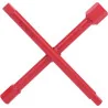 Clé sanitaire en croix . 6 pans extérieurs | Chevilles & Ancrages | Ek