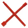 Clé sanitaire en croix . 6 pans extérieurs | Chevilles & Ancrages | Ek