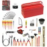 Caisse à outils isolés 1000V - 137 pcs | Vis bois | Ekibat