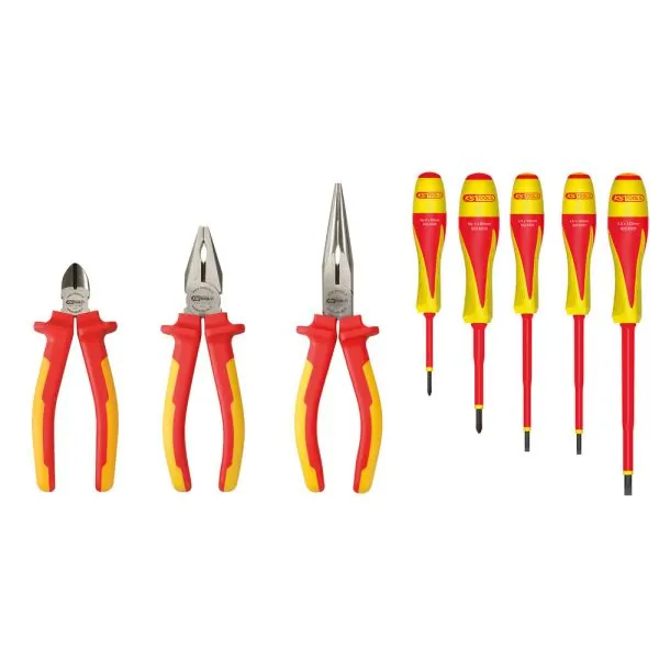 Jeu de pinces ERGOTORQUE® et tournevis isolés ULTIMATE® | Vis bois | E