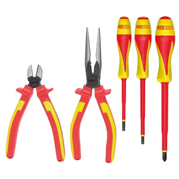 Jeu de pinces ERGOTORQUE et tournevis isolés ULTIMATE | Vis bois | Eki